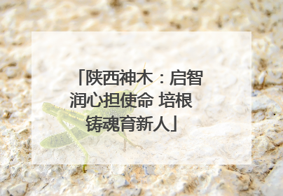 陕西神木：启智润心担使命 培根铸魂育新人