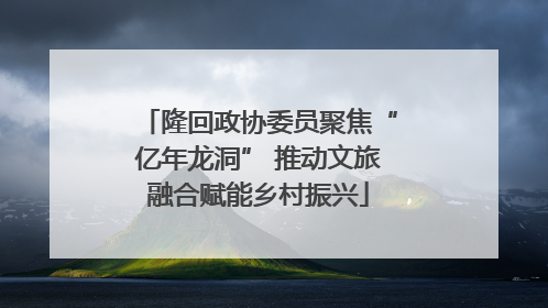隆回政协委员聚焦“亿年龙洞” 推动文旅融合赋能乡村振兴