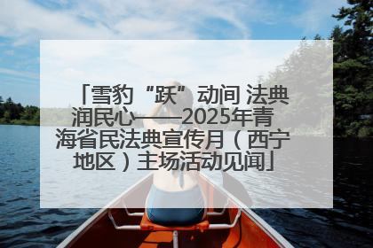雪豹“跃”动间 法典润民心——2025年青海省民法典宣传月（西宁地区）主场活动见闻