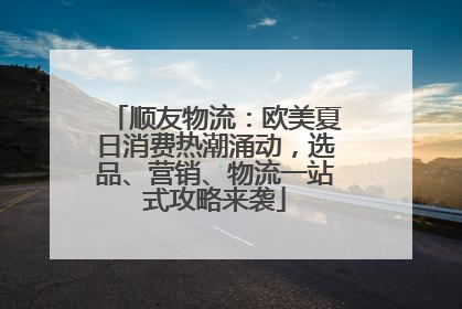 顺友物流：欧美夏日消费热潮涌动，选品、营销、物流一站式攻略来袭