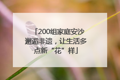 200组家庭安沙邂逅非遗,让生活多点新“花”样