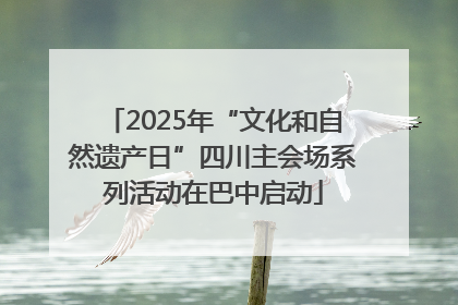 2025年“文化和自然遗产日”四川主会场系列活动在巴中启动
