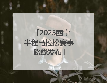 2025西宁半程马拉松赛事路线发布