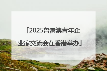 2025鲁港澳青年企业家交流会在香港举办