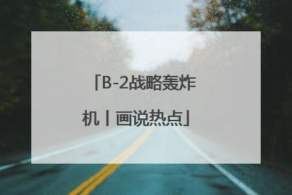 B-2战略轰炸机丨画说热点